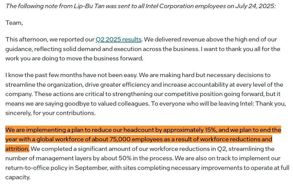 Intel Layoffs