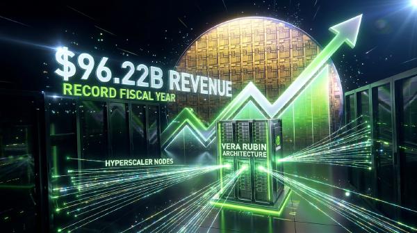 英伟达2027财年第二季度营收达962.2亿美元，AI需求激增