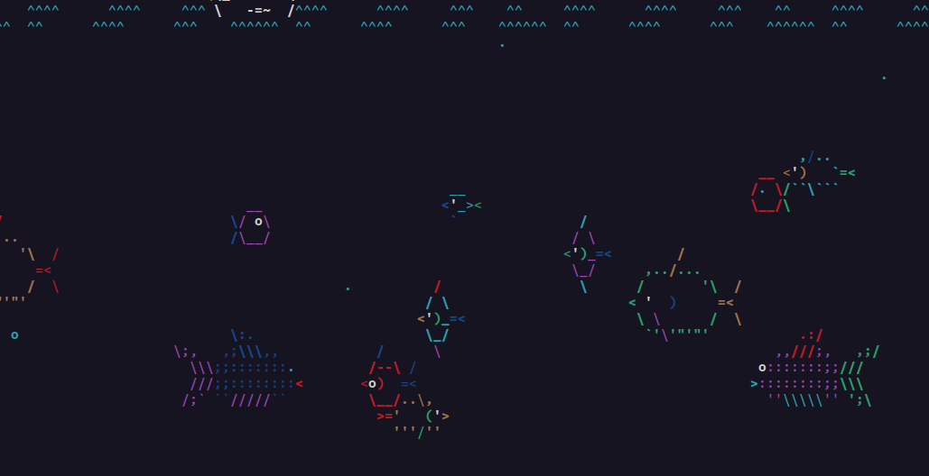 ASCII Aquarium