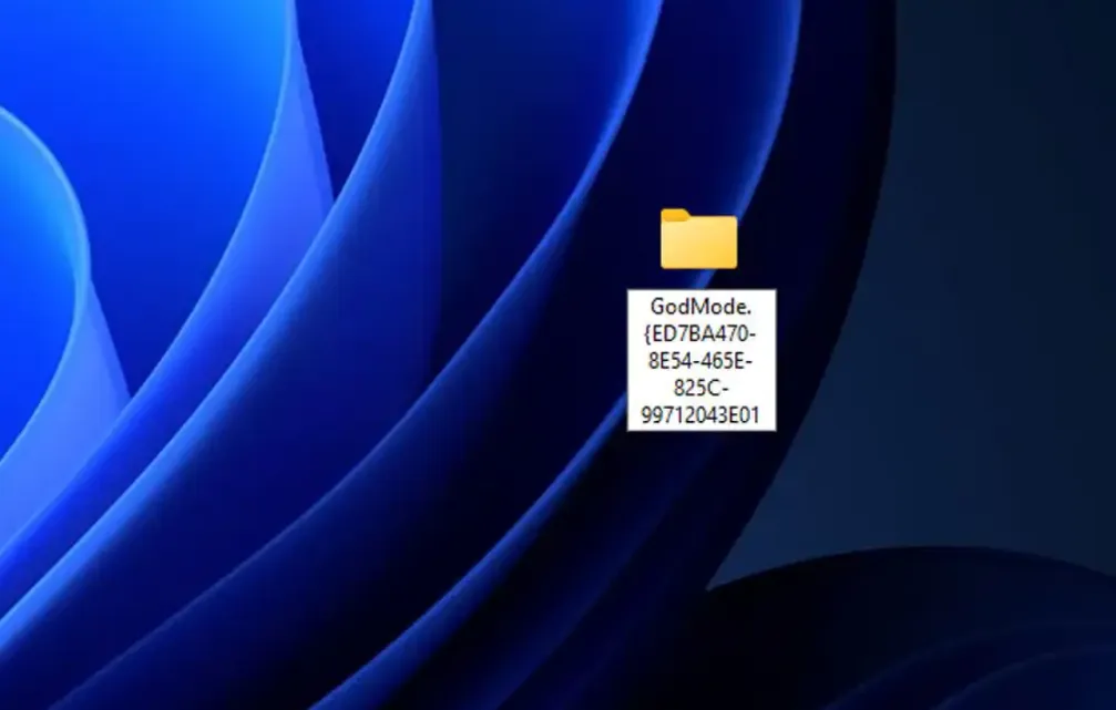 Windows 11 God Mode