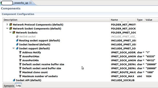 VxWorks Workbench 网络配置选项