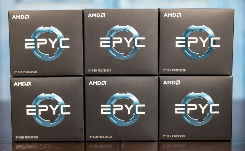 AMD EPYC 7003 Launch Reviewer Boxes